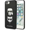 Image de Karl Lagerfeld KLHCI8LSAKICKCBK étui rigide pour iPhone 7 Plus / 8 Plus czarny/black Saffiano Karl&Choupette (Apple iPhone 7 Plus, Apple iPhone 8 Plus), Coque pour téléphone portable, Noir