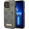 Image de Guess GUHMP13XSAPSTG iPhone 13 Pro Max 6,7" szary/grey hardcase Peony Logo Plate MagSafe (Apple iPhone 13 Pro Max), Coque pour téléphone portable, Gris