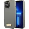 Image de Guess GUHMP13XSPLG iPhone 13 Pro Max 6,7" szary/grey hard case Silicone Logo Plate MagSafe (Apple iPhone 13 Pro Max), Coque pour téléphone portable, Gris
