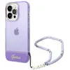 Image de Guess GUHCP14XHGCOHU iPhone 14 Pro Max 6,7" fioletowy/pourpre hardcase Translucent Pearl Strap (Apple iPhone 14 Pro Max), Coque pour téléphone portable, Violet