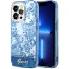 Image de Guess GUHCP14LHGPLHB iPhone 14 Pro 6,1" niebieski/bleu étui rigide Collection Porcelaine (Apple iPhone 14 Pro), Coque pour téléphone portable, Bleu