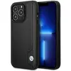 Image de BMW Étui BMHCP14X22RBDK iPhone 14 Pro Max 6,7" czarny/black hardcase cuir Blue Dots (Apple iPhone 14 Pro Max), Coque pour téléphone portable, Noir