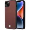 Image de BMW Étui BMHCP14S22RFGR iPhone 14 6,1" burgundowy/burgundy Leather Diamond Pattern (Apple iPhone 14), Coque pour téléphone portable, Rouge