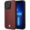 Image de BMW Étui BMHCP14X22RFGR iPhone 14 Pro Max 6,7" burgundowy/burgundy Leather Diamond Pattern (Apple iPhone 14 Pro Max), Coque pour téléphone portable, Rouge