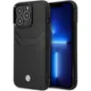 Image de BMW Étui BMHCP14X22RSEPK iPhone 14 Pro Max 6,7" czarny/black Leather Card Slot (Apple iPhone 14 Pro Max), Coque pour téléphone portable, Noir