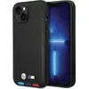 Image de BMW Étui BMHCP14M22PTDK iPhone 14 Plus 6,7" czarny/black Leather Stamp Tricolor (Apple iPhone 14 Plus), Coque pour téléphone portable, Noir