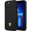 Image de Ferrari FEHMSIP14SBK iPhone 14 6,1" czarny/black hardcase Silicone Metal Logo Magsafe (Apple iPhone 14), Coque pour téléphone portable, Noir