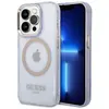 Image de Guess GUHMP14XHTCMU iPhone 14 Pro Max 6,7" pourpre/pourpre étui rigide Gold Outline Translucent MagSa (Apple iPhone 14 Pro Max), Coque pour téléphone portable, Violet, Or, Transparent