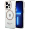 Image de Guess GUHMP14SHTRMD iPhone 14 6,1" z oty/gold hard case Metal Outline Magsafe (Apple iPhone 14), Coque pour téléphone portable, Or