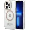 Image de Guess GUHMP14XHTRMD iPhone 14 Pro Max 6,7" z oty/gold hard case Metal Outline Magsafe (Apple iPhone 14 Pro Max), Coque pour téléphone portable, Or