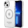 Image de Guess GUHMP14MHTRMS iPhone 14 Plus 6,7" srebrny/silver hard case Metal Outline Magsafe (Apple iPhone 14 Plus, Apple iPhone 15 Plus), Coque pour téléphone portable, Argent