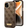 Image de Guess GUHMP14MU4GPRW iPhone 14 Plus 6,7" br zowy/brown hard case 4G Logo Plate MagSafe (Apple iPhone 14 Plus), Coque pour téléphone portable, Marron