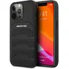 Image de Mercedes AMG AMHCP14LGSEBK iPhone 14 Pro 6,1" czarny/black hardcase Leather Debossed Lines (Apple iPhone 14 Pro), Coque pour téléphone portable, Noir