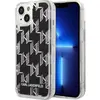 Image de Karl Lagerfeld KLHCP14SLMNMK iPhone 14 6.1 "étui rigide noir / noir Liquid Glitter Monogram (Apple iPhone 13, Apple iPhone 14, Apple iPhone 15), Coque pour téléphone portable, Noir