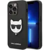 Image de Karl Lagerfeld Hard Cover Choupette Head Case Black, pour iPhone 14 Pro, KLHCP14LSAPCHK (Apple iPhone 14 Pro), Coque pour téléphone portable, Noir