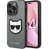 Image de Karl Lagerfeld Hard Cover Choupette Head Case Silver, pour iPhone 14 Pro, KLHCP14LSAPCHG (Apple iPhone 14 Pro), Coque pour téléphone portable, Argent