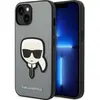 Image de Karl Lagerfeld KLHCP14SSAPKHG iPhone 14 6,1" srebrny/argent hardcase Saffiano Karl's Head Patch (Apple iPhone 14), Coque pour téléphone portable, Argent