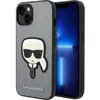 Image de Karl Lagerfeld KLHCP14MSAPKHG iPhone 14 Plus 6,7" srebrny/argent hardcase Saffiano Karl's Head Patch (Apple iPhone 14 Plus), Coque pour téléphone portable, Gris