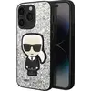 Image de Karl Lagerfeld iPhone 14 Pro Max 6.7 hardcase paillettes Ikonik (Apple iPhone 14 Pro Max), Coque pour téléphone portable, Argent