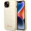 Image de Guess GUHCP14MHGCRHD iPhone 14 Plus 6,7" z oty/gold étui rigide Collection Croco (Apple iPhone 14 Plus), Coque pour téléphone portable, Or