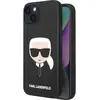Image de Karl Lagerfeld KLHCP14MSLKHBK iPhone 14 Plus 6.7 "étui rigide noir / noir Silicone Karl's Head (Apple iPhone 14 Plus), Coque pour téléphone portable, Noir