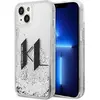 Image de Karl Lagerfeld KLHCP14SLBKLCS iPhone 14 6,1" srebrny/argent hardcase Liquid Glitter Big KL (Apple iPhone 14), Coque pour téléphone portable, Argent