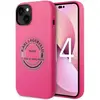 Image de Karl Lagerfeld Hard Cover Round Logo Bicolor Pink, pour iPhone 14 Plus, KLHCP14MSRSGRCF (Apple iPhone 14 Plus), Coque pour téléphone portable, Pink