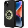 Image de Karl Lagerfeld KLHCP14MSRSGRCK iPhone 14 Plus 6.7 "étui rigide noir / noir Silicone RSG (Apple iPhone 14 Plus), Coque pour téléphone portable, Noir