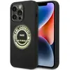 Image de Karl Lagerfeld KLHCP14LSRSGRCK iPhone 14 Pro 6.1 "étui rigide noir / noir Silicone RSG (Apple iPhone 14 Pro), Coque pour téléphone portable, Noir