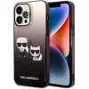 Image de Karl Lagerfeld KLHCP14LTGKCK iPhone 14 Pro 6.1 "étui rigide noir / noir dégradé Ikonik Karl &am (Apple iPhone 14 Pro), Coque pour téléphone portable, Noir