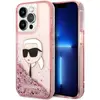 Image de Karl Lagerfeld KLHCP14LLNKHCP iPhone 14 Pro 6,1" ró?owy/pink hardcase Glitter Karl Head (Apple iPhone 14 Pro), Coque pour téléphone portable, Pink