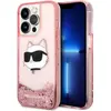 Image de Karl Lagerfeld KLHCP14LLNCHCP iPhone 14 Pro 6.1" rose/rose hardcase paillettes Tête de Choupette (Apple iPhone 14 Pro), Coque pour téléphone portable, Pink