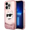 Image de Karl Lagerfeld KLHCP14XLNCHCP iPhone 14 Pro Max 6.7" rose/rose hardcase paillettes Tête de Choupette (Apple iPhone 14 Pro Max), Coque pour téléphone portable, Pink