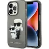 Image de Karl Lagerfeld iPhone 14 Pro Max IML paillettes Karl et Choupette NFT Case (Apple iPhone 14 Pro Max), Coque pour téléphone portable, Transparent, Gris, Noir