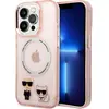Image de Karl Lagerfeld KLHMP14XHKCP iPhone 14 Pro Max 6,7" étui rigide ró owy/pink Karl & Choupette Aluminium M (Apple iPhone 14 Pro Max), Coque pour téléphone portable, Rose