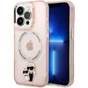 Image de Karl Lagerfeld KLHMP14LHNKCIP iPhone 14 Pro 6,1" hardcase ró?owy/pink Iconic Karl&Choupette Magsafe (Apple iPhone 14 Pro), Coque pour téléphone portable, Rose
