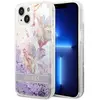 Image de Guess GUHCP14MLFLSU iPhone 14 Plus 6,7" fioletowy/pourpre hardcase Flower Liquid Glitter (Apple iPhone 14 Plus), Coque pour téléphone portable, Violet