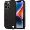 Image de BMW Étui BMHCP14XSLLBK iPhone 14 Pro Max 6,7" czarny/black Leather Stamp (Apple iPhone 14 Pro Max), Coque pour téléphone portable, Noir