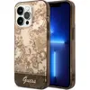 Image de Guess GUHCP14LHGPLHC iPhone 14 Pro 6,1" ocre Hardcase Collection Porcelaine (Apple iPhone 14 Pro), Coque pour téléphone portable, Marron