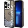 Image de Karl Lagerfeld Hard Cover Translucent Liquid Glitter Black, pour iPhone 14 Pro, KLHCP14LLCKVK (Apple iPhone 14 Pro), Coque pour téléphone portable, Noir