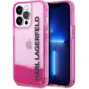 Image de Karl Lagerfeld Hard Cover Translucent Liquid Glitter Pink, pour iPhone 14 Pro Max, KLHCP14XLCKVF (Apple iPhone 14 Pro Max), Coque pour téléphone portable, Rose, Pink