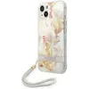 Image de Guess GUOHCP14MHFLSU iPhone 14 Plus 6,7" fioletowy/pourpre hardcase Flower Strap (Apple iPhone 14 Plus), Coque pour téléphone portable, Multicolore, Violet