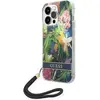 Image de Guess GUOHCP14LHFLSB iPhone 14 Pro 6,1" hardcase niebieski/blue Flower Strap (Apple iPhone 14 Pro), Coque pour téléphone portable, Bleu