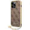 Image de Guess GUHCP14LGF4GBR iPhone 14 Pro 6,1" br zowy/brown hardcase 4G Charms Collection (Apple iPhone 14 Pro), Coque pour téléphone portable, Marron