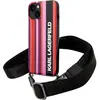 Image de Karl Lagerfeld KLHCP14SSTSTP iPhone 14 6,1" hardcase ró owy/pink Color Stripes Strap (Apple iPhone 14), Coque pour téléphone portable, Rose