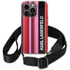 Image de Karl Lagerfeld KLHCP14LSTSTP iPhone 14 Pro 6,1" hardcase ró owy/pink Color Stripes Strap (Apple iPhone 14 Pro), Coque pour téléphone portable, Pink