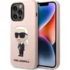 Image de Karl Lagerfeld iPhone 14 Pro Max Liquid Silicone Ikonik NFT Case (Apple iPhone 14 Pro Max), Coque pour téléphone portable, Pink