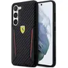 Image de Ferrari FEHCS23MNPYK S23+ S916 czarny/black hardcase Carbon Contrast Edges (Samsung Galaxy S23+), Coque pour téléphone portable, Noir