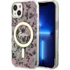 Image de Guess GUHMP14SHCFWSP iPhone 14 6.1" ró?owy/pink hardcase Flower MagSafe (Apple iPhone 13, Apple iPhone 14, Apple iPhone 15), Coque pour téléphone portable, Rose, Pink