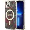 Image de Guess GUHMP14MHCFWSA iPhone 14 Plus 6.7" vert/kaki hardcase Flower MagSafe (Apple iPhone 14 Plus), Coque pour téléphone portable, Vert